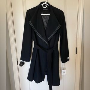NWT Calvin Klein Wool blend Coat